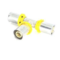 Tee Conexão Para Gás Tubo Multicamada Prensar 16mm Gn Glp