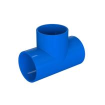 Tee De Irrigação DN32mm Azul Durín