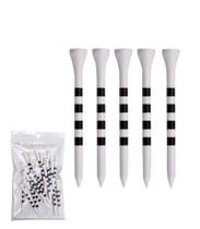 Tee de Madeira para Golfe cor Branco 83mm Kit 30 Unids - Estilo Boleiro