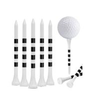 Tee de Madeira Profissional Branco 83mm Kit c/ 30 Unids Tee de Madeira Profissional Branco 83mm Kit c/ 30 Unids