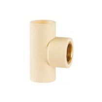 Tee de Transição CPVC DN22mm x 3/4'' para Água Quente/Fria - Amanco Tee de Transição CPVC DN22mm x 3/4'' para Água Quente/Fria - Amanco