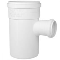 Tee Esgoto Fortlev 100 X 50 Branco - Kit C/10 Unidades