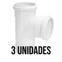 Tee Esgoto Primário 50 mm. PVC Plastubos Tee Esgoto Primário 50 mm. PVC Plastubos