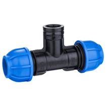 Tee Fêmea 25 Mm X 1/2" Para Tubo Alumínio Tee Fêmea 25 Mm X 1/2" Para Tubo Alumínio