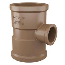 Tee Fortlev Lll I 1.1/2 X 3/4 Marrom - Kit C/10 Unidades