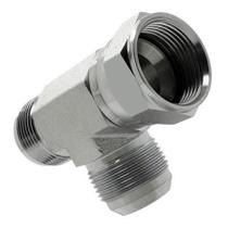 Tee Hidráulico Fêmea Giratória Lateral 7/8 Jic