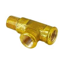 Tee Latão 1/8" NPTM x 1/8" NPTF x 1/8" NPTF Tee Latão 1/8" NPTM x 1/8" NPTF x 1/8" NPTF