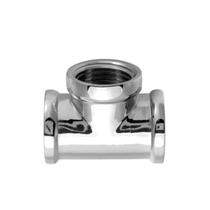 Tee latao cromado rosca femea 1/2 blukit