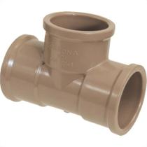 Tee Marrom Krona Liso Liso Liso 20Mm 454 - Kit C/50