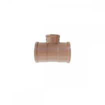 Tee Marrom Krona Liso Liso Liso Reducao 75Mmx60Mm 473 - Kit C/4