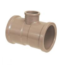 Tee Marrom Krona Liso Liso Liso Reducao 85Mmx60Mm 870 - Kit C/2
