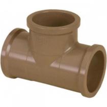 Tee Marrom Tigre Liso Liso Liso 20Mm - Kit C/50 Tee Marrom Tigre Liso Liso Liso 20Mm - Kit C/50
