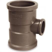 Tee Marrom Tigre Liso Liso Liso Reducao 50Mmx25Mm - Kit C/12 Tee Marrom Tigre Liso Liso Liso Reducao 50Mmx25Mm - Kit C/12