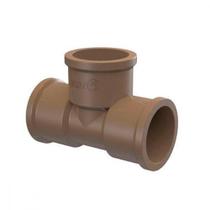 Tee Marrom Tigre Liso Liso Rosca Reducao 25Mmx1/2'' - Kit C/15 Tee Marrom Tigre Liso Liso Rosca Reducao 25Mmx1/2'' - Kit C/15