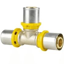 Tee Pexgas de Red 20x16x20mm Emmetti Tee Pexgas de Red 20x16x20mm Emmetti