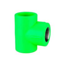 Tee PPR 20x1/2 com Inserto Metálico - Amanco - Água Quente e Fria