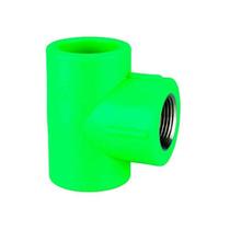 Tee PPR 32mm x 1/2'' para Água Quente e Fria - Amanco Tee PPR 32mm x 1/2'' para Água Quente e Fria - Amanco
