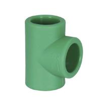 Tee PPR 50mm para Água Quente Fria Solda por Termofusão Resistente a Substâncias Químicas AMANCO