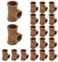 Tee Pvc Soldável 20mm x 1/2" 20 Peças Krona