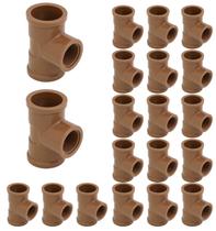 Tee Pvc Soldável 25mm x 1/2" 20 Peças Krona