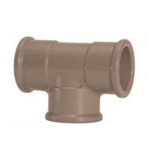 Tee Redução 50x25mm Pvc Soldável Para Tubulação De água