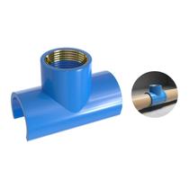 Tee Rosca Tapa Furo PVC Latão 25mm 1/2' Azul Estrela Tee Rosca Tapa Furo PVC Latão 25mm 1/2' Azul Estrela