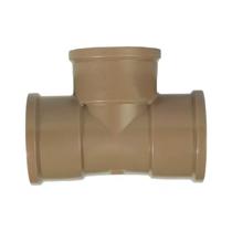 Tee Soldavel 2 unidades 50mm Krona Marrom