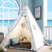 Teepee Play Tent Sumerice para crianças com estojo de transporte dobrável