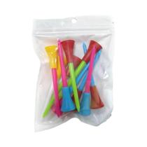 Tees De Golfe De Borracha Duráveis Multicoloridos De 83mm, 10 Peças, Acessórios Para Suporte De Bola