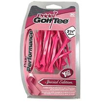 Tees de golfe de plástico Pride Professional Tee 8,3 cm, pacote com 30