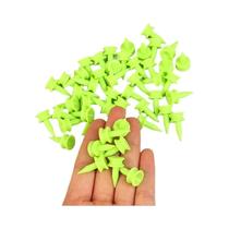 Tees De Golfe Profissionais 50 Peças 25MM 0.98 Polegadas Acessório De Campo De Golfe Verde Plástico Tees De Golfe Profissionais 50 Peças 25MM 0.98 Polegadas Acessório De Campo De Golfe Verde Plástico