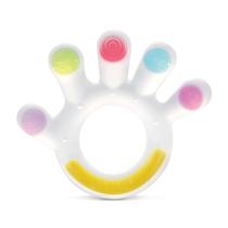 Teether Haakaa Palm, silicone macio, calmante para bebês, 3 milhões ou mais, sem BPA
