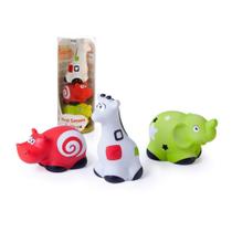 Teether Miniland First Senses 3 Play Pets com mais de 6 milhões de borracha natural