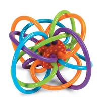 Teether Toy Wokex Winkel Rattle Sensory para recém-nascidos