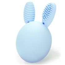 Teething Toy Bunny Eggy Teether Rattle para bebês - azul Teething Toy Bunny Eggy Teether Rattle para bebês - azul