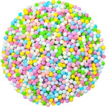 Tegeme 2000 peças de pompons coloridos de 1 cm para artesanato