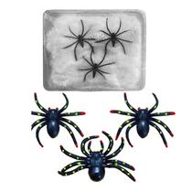 Teia Aranha Hallowen 6 Tarantulas Decoraçao Dia Das Bruxas Festa Pegadinha Susto Terro Horripilante Enfeite Sombrio Teia Aranha Hallowen 6 Tarantulas Decoraçao Dia Das Bruxas Festa Pegadinha Susto Terro Horripilante Enfeite Sombrio