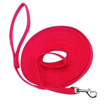 Teia de algodão Leash Coastal Train Right de 1,6 cm x 3 m vermelha
