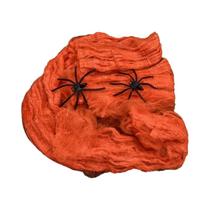 Teia De Aranha Artificial Branca Elástica Para Decoração De Halloween, Adereços Assustadores Para