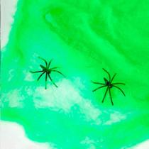 Teia de Aranha Artificial Colorida Decoração de Halloween - Fantasias Carol AZ