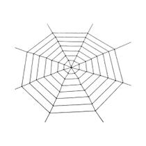 Teia De Aranha Gigante Preta E Branca 150/250cm, Teia Elástica Para Festa De Halloween, Casa, Bar,