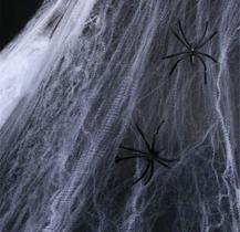 Teia De Aranha Halloween Fake Decoração Dia Das Bruxas - DM Variedades