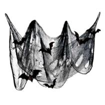 Teia De Aranha Preta Com 9 Morcegos Un - Silverfestas Teia De Aranha Preta Com 9 Morcegos Un - Silverfestas