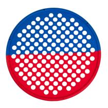 Teias de exercícios manuais CanDo para fisioterapia, fortalecimento da preensão e exercícios de resistência para mãos, dedos e pulsos, tamanho portátil, baixo teor de pó, 14" de diâmetro, multirresistência: leve/pesada