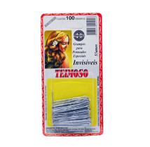 Teimoso Grampo Invisível Preto 03x100un Penteados Especiais Incolor