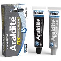 Tek Bond Araldite Fix Cinza 20Gr Tek Bond Araldite Fix Cinza 20Gr