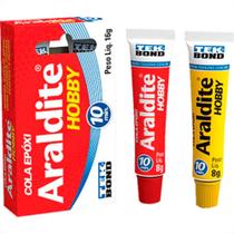 Tek Bond Araldite Hobby 16Gr (10 Minut) - Kit C/6 Pc