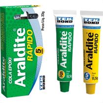 Tek Bond Araldite Rapido 23Gr (05 Minut) - Kit C/6 Pc Tek Bond Araldite Rapido 23Gr (05 Minut) - Kit C/6 Pc