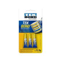Tekbond Cola Instantânea Trio Blister 1g 3 unidades