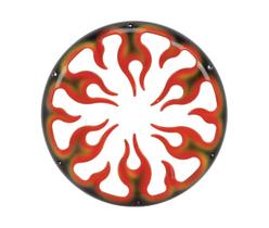 Tela 15" Linha Automotiva Fire Grafitada - Preta/Fogo